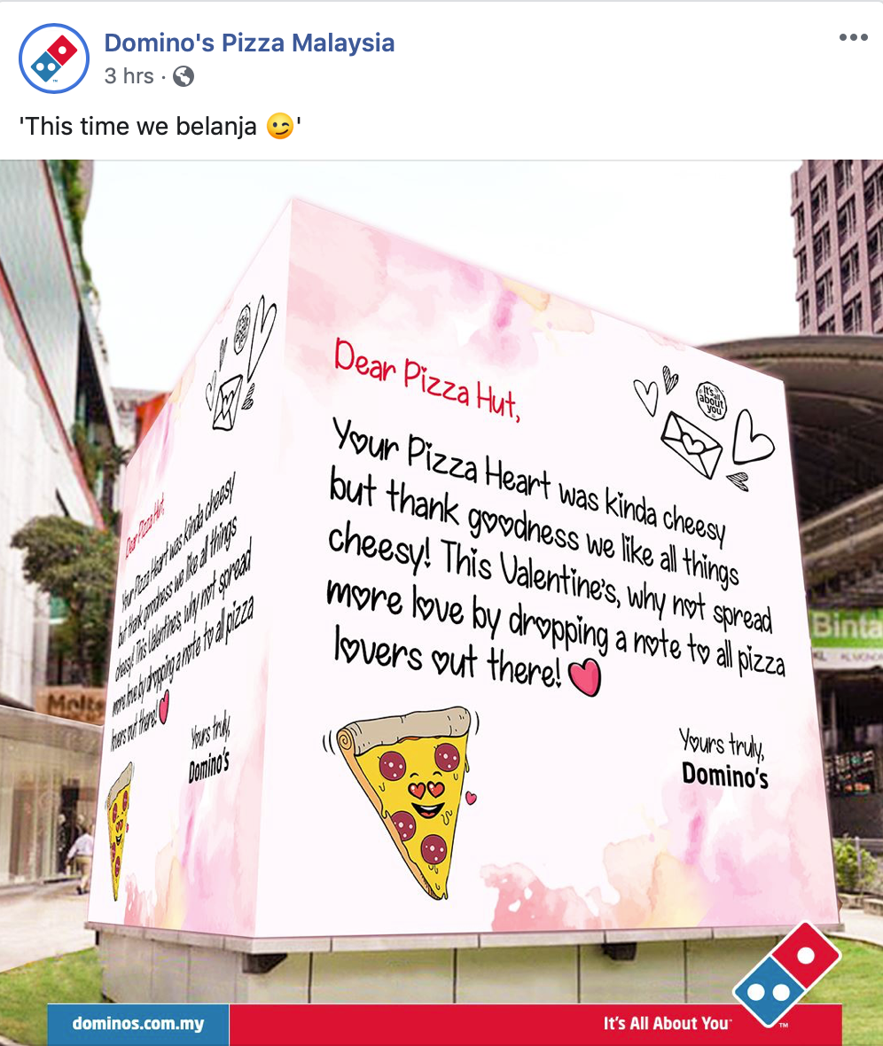 Domino's reacts to Pizza Heart