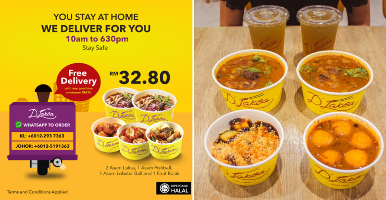 d' laksa Malaysia delivery