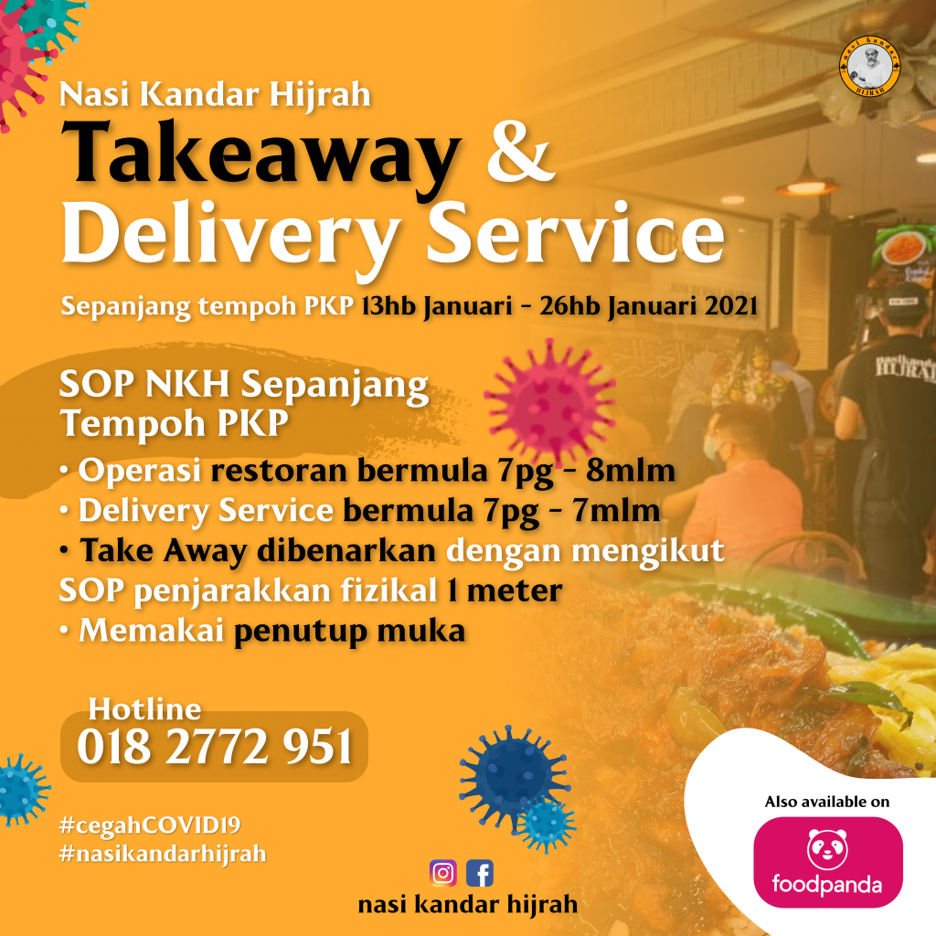 Nasi Kandar Hijrah JB Offers Takeaway And Delivery Throughout MCO ...